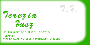terezia husz business card